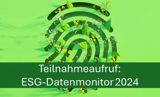 ESG-Datenmonitor 2024 Teilnahmeaufruf