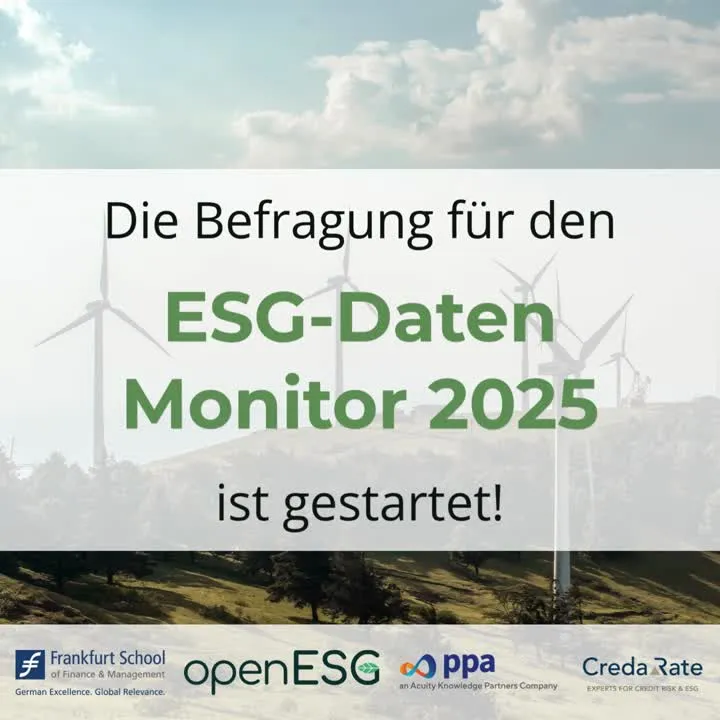 ESG-Daten Monitor 2025 Befragung